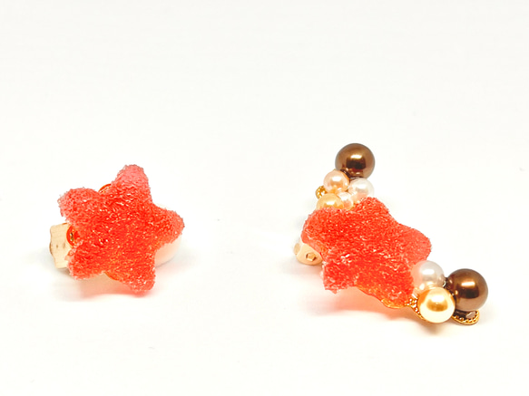 星夜のイヤーカフ【クランベリー】 3枚目の画像