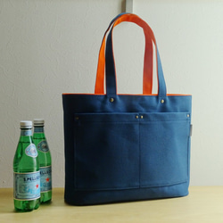 新品　ハンドメイド　トートバッグ　ネイビーブルー　職人　メンズ　レディース 14_000000000154.jpg?1678209905