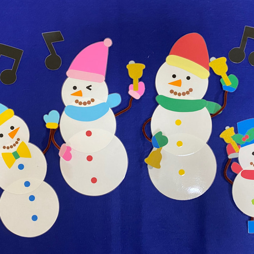 壁面 冬 クリスマス 雪だるま 型紙 maiko 通販 12839179｜Creema(クリーマ)