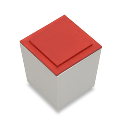 ＜紙製の小さな箱＞コバコ60フタセット・シロ×アカ 3枚目の画像