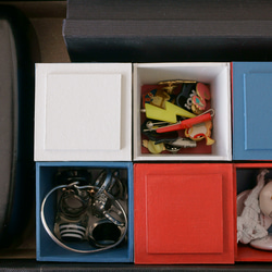 ＜紙製の小さな箱＞コバコ60フタセット・ピンク×ミドリ 5枚目の画像