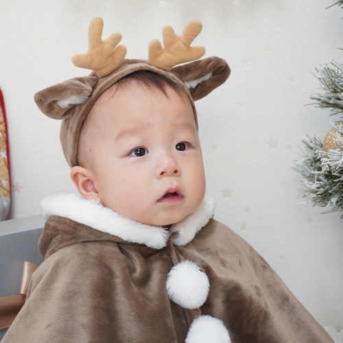 ふんわり あったか ✿ トナカイさん ヘアバンド のみ 】ベビー