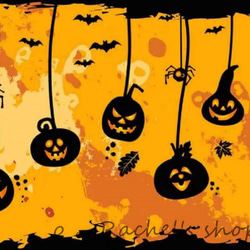 ハロウィンウォールステッカーH04　かぼちゃ　パーティ　秋　年中行事 送料無料 剥がせるシール 壁シール インテリア 4枚目の画像