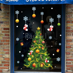 ウォールステッカーW16 クリスマスツリー 窓飾り DIY オーナメント ...