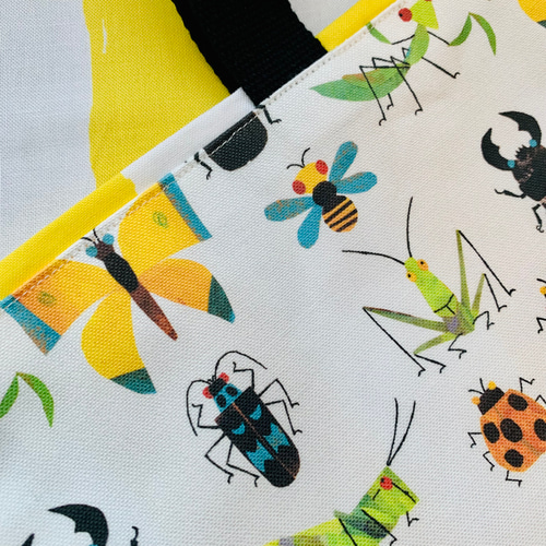 ☆おしゃれな入園入学グッズ☆ レッスンバッグ 連絡袋 絵本バッグ 昆虫