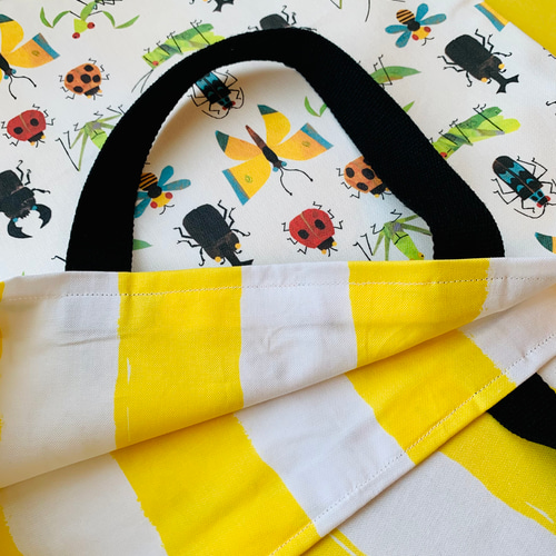 ☆おしゃれな入園入学グッズ☆ レッスンバッグ 連絡袋 絵本バッグ 昆虫