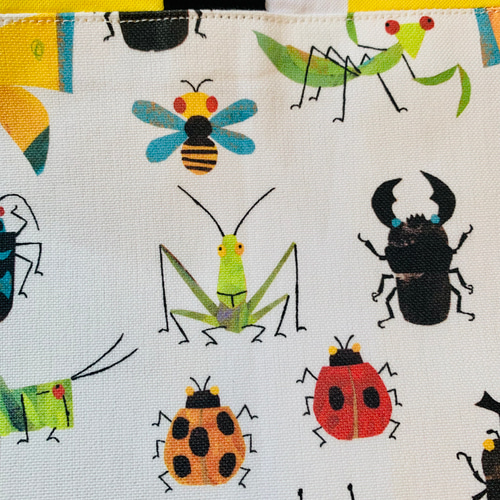 ☆おしゃれな入園入学グッズ☆ レッスンバッグ 連絡袋 絵本バッグ 昆虫