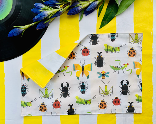 ハンドメイド オーダー 入園 入学 昆虫 ランチマット ハンドメイド オーダー 入園 入学 昆虫 ランチマット