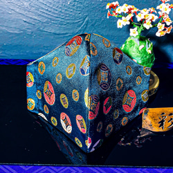 【高級京都西陣織】金襴マスク(立体大人用サイズ)和柄マスク 5枚目の画像