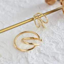 Double Line＆Triple Line Ear Cuff（片耳） 2枚目の画像