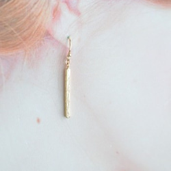 14kgf★Mette Gold Stick Pierce 4枚目の画像