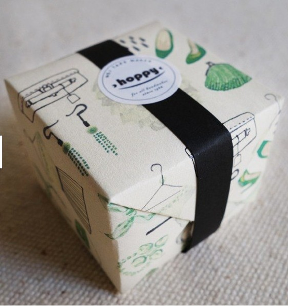 【hoppy紙膠帶】Mini Box-Clothes1 衣服綠紙膠帶 第3張的照片
