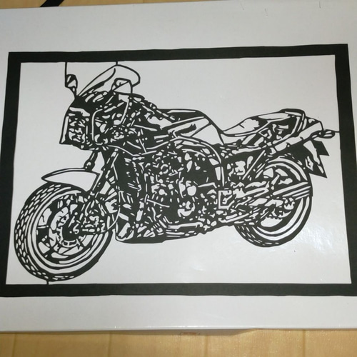 バイクの切り絵 切り絵 com25 通販 12629775｜Creema(クリーマ)