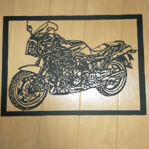 バイクの切り絵 切り絵 com25 通販 12629775｜Creema(クリーマ)