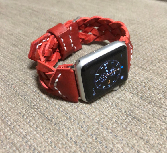 AppleWatchベルト（赤） 2枚目の画像