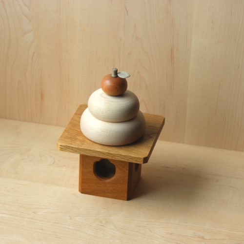 木製鏡餅 鏡餅 木製 | tree coat