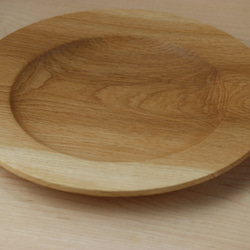 木製皿　ナラ　セール 3枚目の画像
