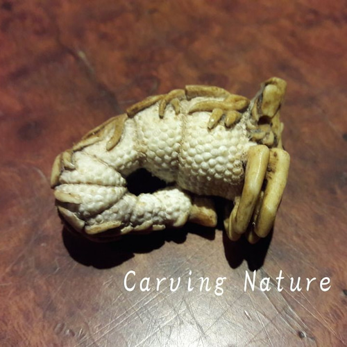 ハンドメイド小さい置物 Jörmungandr その他置物 Carving Nature 