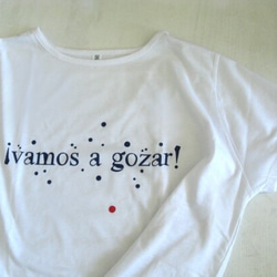 SALE ワイドレディースTシャツ　Vamos a gozar! 1枚目の画像