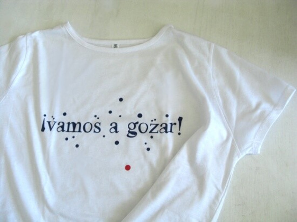 SALE ワイドレディースTシャツ　Vamos a gozar! 1枚目の画像