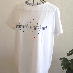 SALE ワイドレディースTシャツ　Vamos a gozar! 3枚目の画像