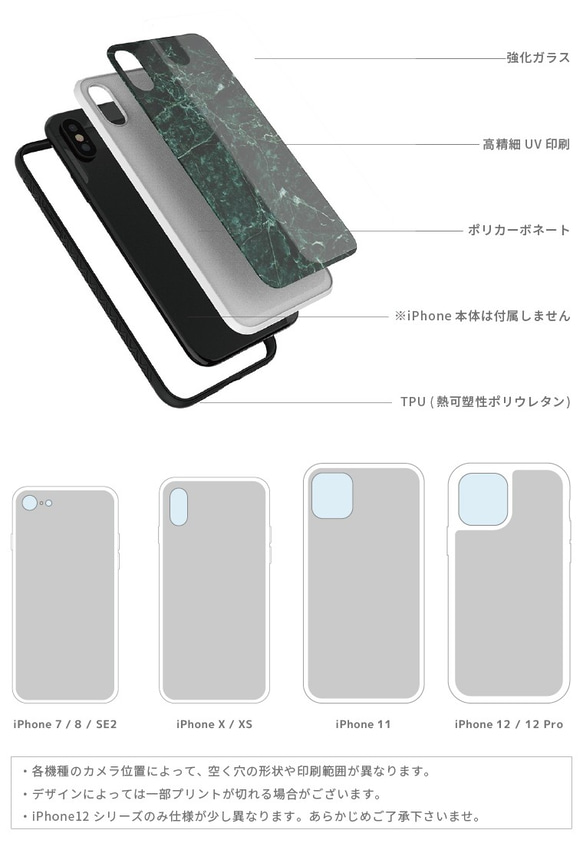 ガラスケース iPhone15 スマホケース ガラス 強化ガラス 背面ガラス 耐衝撃  押し花 花柄 プリンセス 姫 6枚目の画像