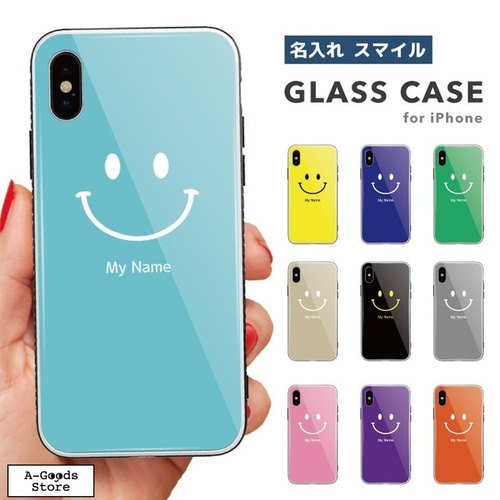 新作☆クールにカッコいい名前が入れられるスマホケース 名前が入る！iphoneケース・耐衝撃グリップケース（おにぎりlove