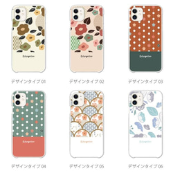 スマホケース 全機種対応 ハードケース  iPhone13 おしゃれ レトロ 花柄 和柄 イラスト アート トレンド 2枚目の画像