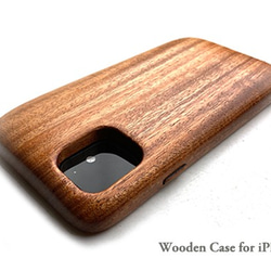定制：適用於iPhone 11 3G風格的木質保護套 第2張的照片