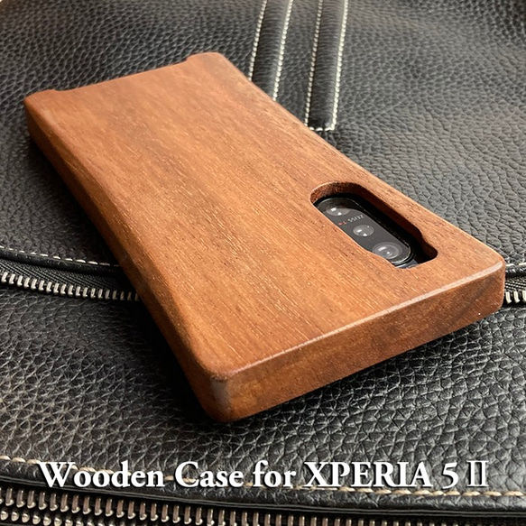 [定制：免運費] XPERIA 5ii (Mark 2) 木盒 第1張的照片