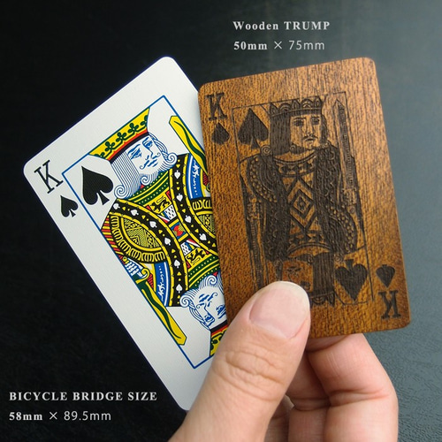 受注製作：送料無料】 木製トランプ 50*75（インテリア用） その他