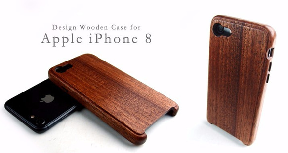 iPhone8 專用木製保護殼 第2張的照片