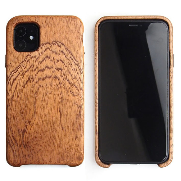 iPhone 11 専用木製ケース【国内送料無料：受注生産】 2枚目の画像