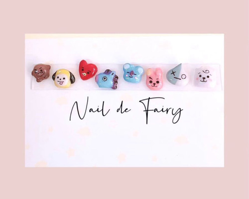 BT21ネイルパーツ/セット/今日まで値下げ その他ファッション Nail de