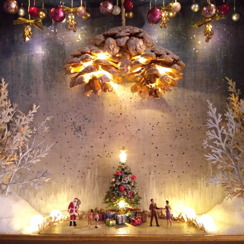 デパートメント56 ビレッジシリーズ ジオラマ ミッキーのクリスマス