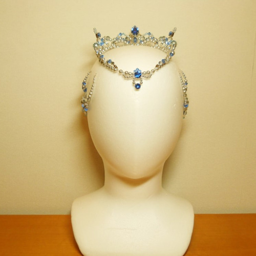 【ハンドメイド】バレエ ティアラ ☆バレエティアラ ゴールド×黒 黒鳥・オディール☆ その他ヘア