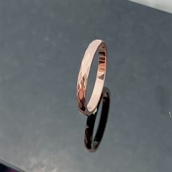 多面カットリング ステンレスリング ステンレス指輪 ピンキーリング 2枚目の画像