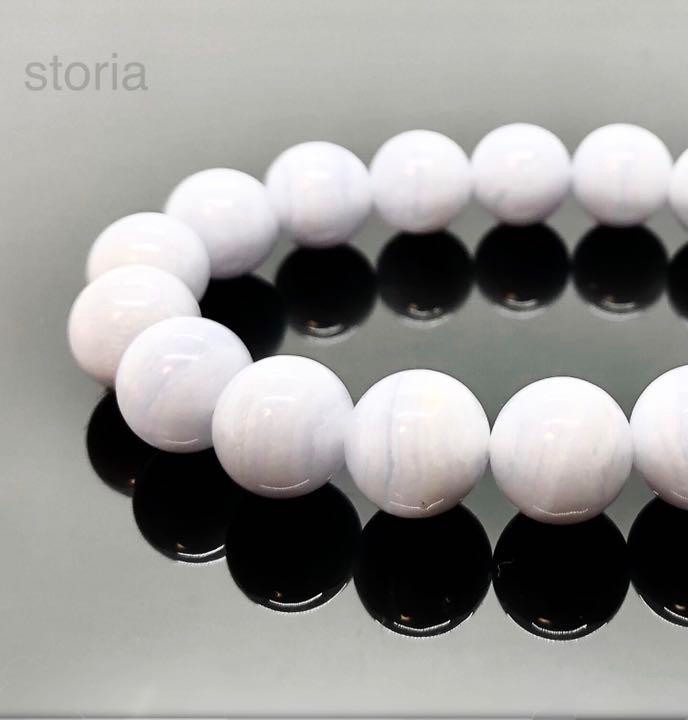 10mmブルーレースアゲート ブレスレット