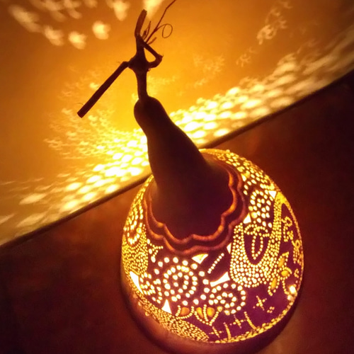 ひょうたんランプ 照明 間接照明 スタンドライト・テーブルランプ ゆめ