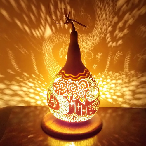 ひょうたんランプ 照明 間接照明 スタンドライト・テーブルランプ ゆめ