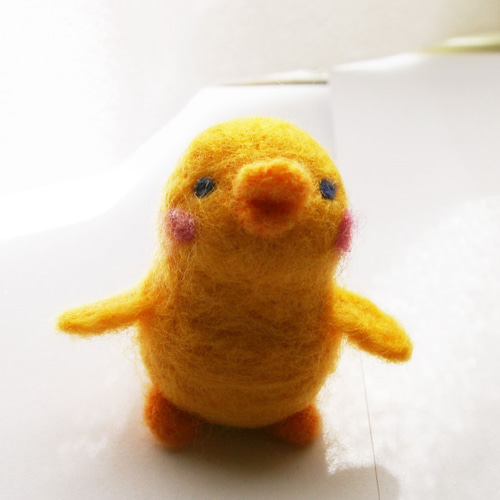 羊毛フェルト ひよこさん 羊毛フェルト kokoro 通販 3451591｜Creema