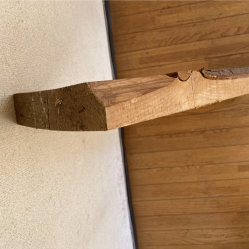 樹種：不明 ヒノキ？ 無垢板 天然1枚板 端材 古材 アウトレット 幅20cm 