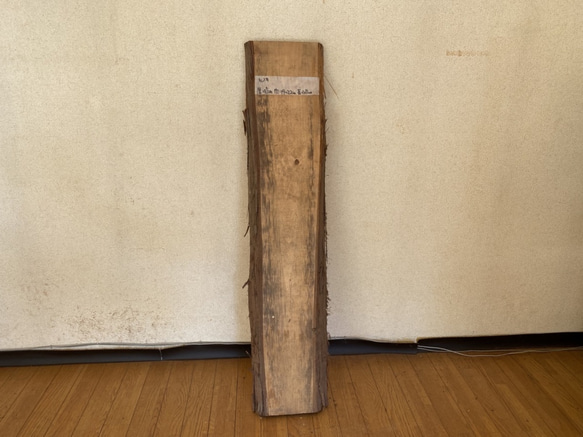 樹種ヒノキ　無垢板 天然1枚板 端材 古材 アウトレット 幅19〜22cm×長さ107cm×厚4.5cm 2枚目の画像