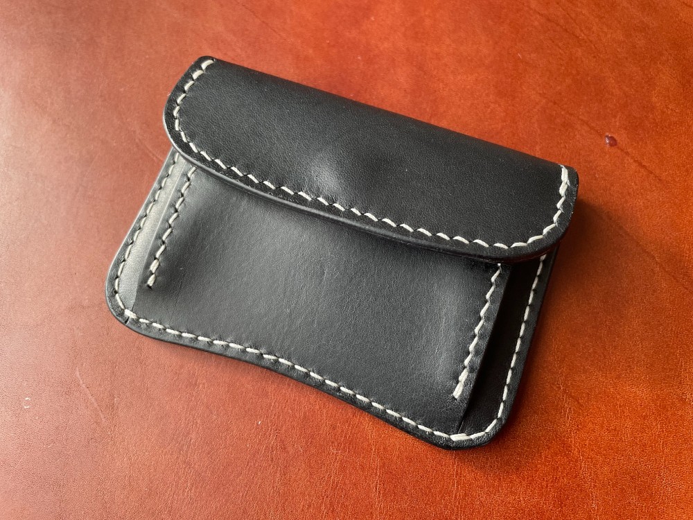 レザーミニ財布カードケース小銭入れ薄型コンパクト