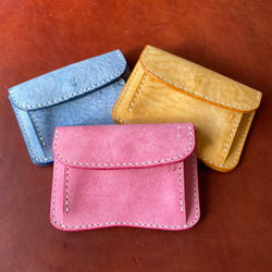 ノベルティ　ピンク　ケース　カードケース　ミニウォレット ピンク⌘ミニ財布カードケース小銭入れ薄型コンパクト その他ミニ財布