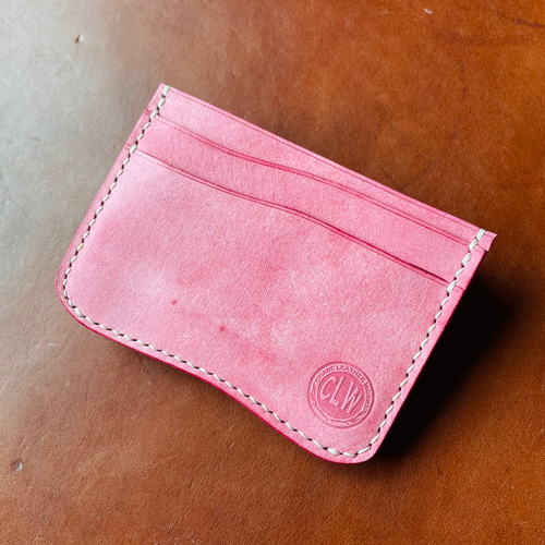 ピンク⌘ミニ財布カードケース小銭入れ薄型コンパクト その他ミニ財布