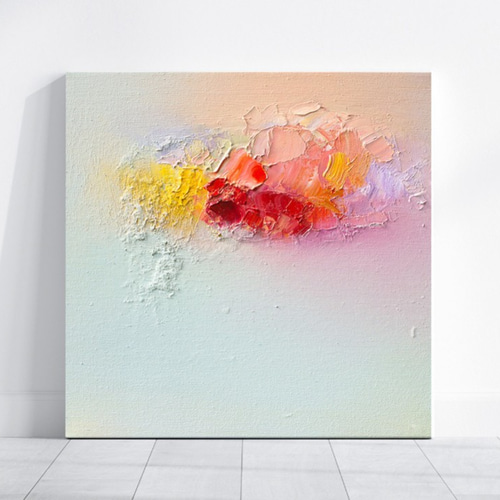 お値下げ 絵画 抽象的 2個セット 【特大】 送料無料】レッドアート 抽象画 油絵 絵画 Whale Gallery 通販