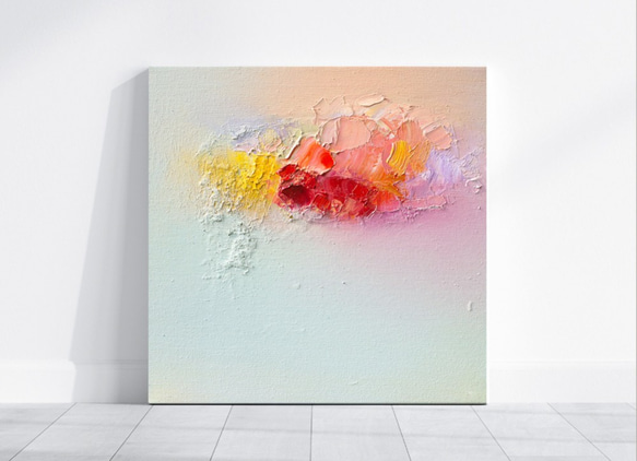 予約品　油絵（抽象画） 抽象画 アート オリジナル 油絵 キャンバス 大 愛 女の子 男 Svinar Ok