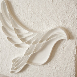 [送料無料]「あおぞらに、はばたく鳩。」＊Canvas sculpture＊ 2枚目の画像