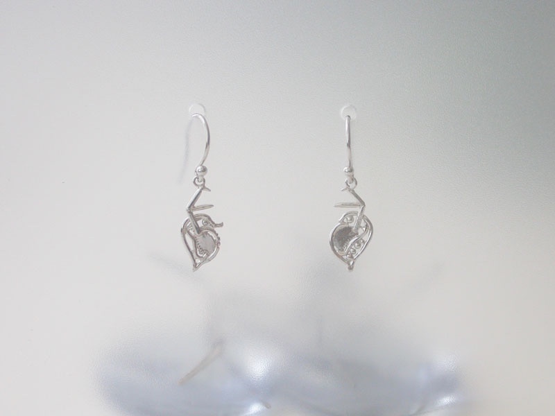 ミジンコ　オスメス　ピアス